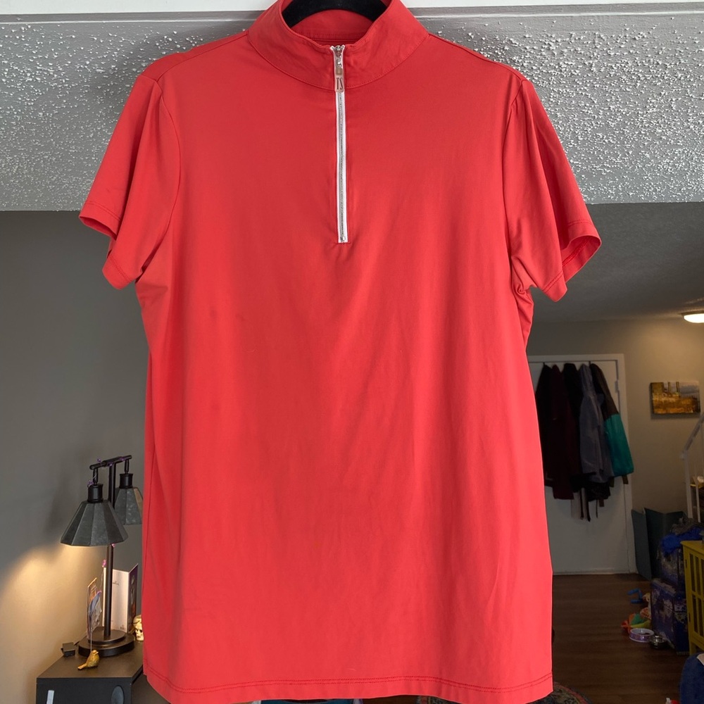 The Tailored Sportsman Coral Equestrian Sun Shirt
